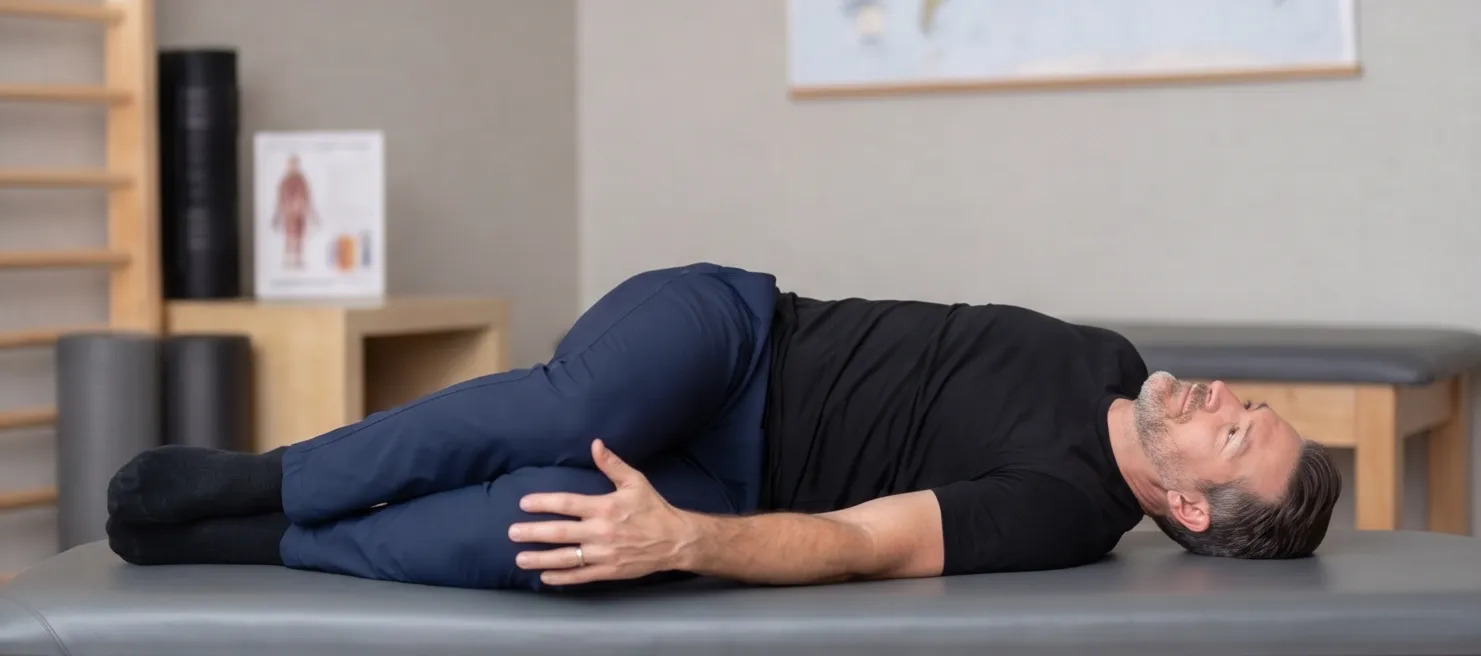 Supine Spinal Twist Stretch